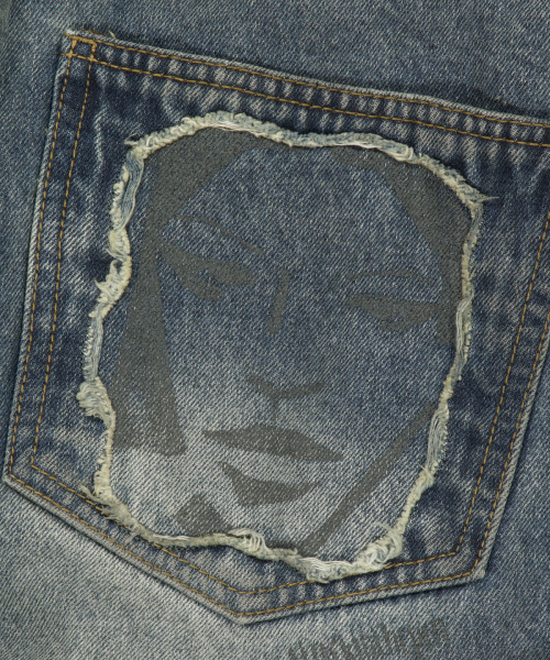 WKNDRS(ウィーキャンドース)の「FACE DENIM PANTS (DENIM)(デニムパンツ・レディース・その他・LARGE/X-LARGE/SMALL/MEDIUM)」の6枚目の写真