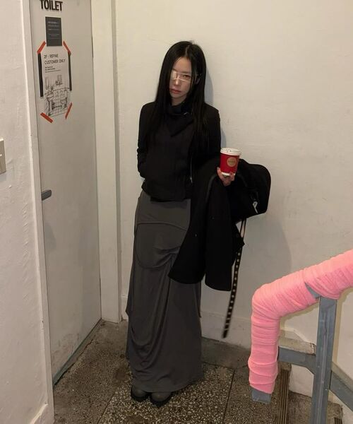 FLAREUP（フレアアップ）の「Asymmetrical Biker Jacket (FL-047_Black 
