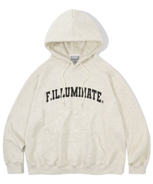 F.ILLUMINATE(フィルミネイト)の「オーバーフィットアーチロゴフーディーオートミール(パーカー・レディース・その他・MEDIUM/LARGE/X-LARGE)」の1枚目の写真