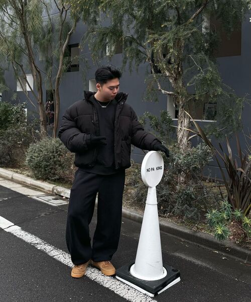 MUSINSA STANDARD(ムシンサスタンダード)の「ヘビーウェイト特大スウェットシャツ【ブラック】(スウェット・メンズ・その他・SMALL/MEDIUM/LARGE/X-LARGE/XX-LARGE/XXX-LARGE)」の13枚目の写真