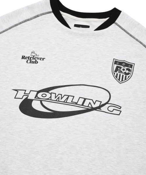 Retriever Club（レトリーバークラブ）の「HOWLING SOCCER CREWNECK [MELANGE GRAY]（スウェット・レディース・その他・MEDIUM/X-LARGE）」の5枚目の写真