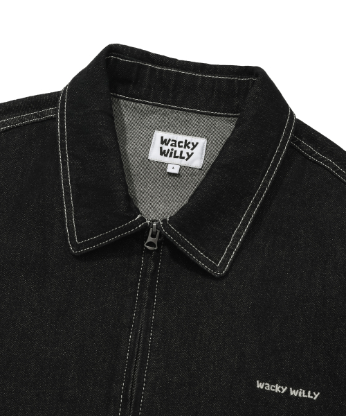 Wacky WiLLy（ワッキーウィリー）の「[24FW] デニムトラッカージャケット ブラック（デニムジャケット・レディース・その他・SMALL/MEDIUM/LARGE/X-LARGE）」の5枚目の写真