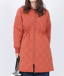 MARY QUANT（マリークワント）の「デイジーキルト中綿 ブルゾン（ノーカラーコート）」