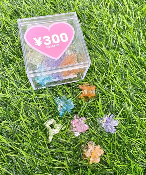 WEGO（ウィゴー）の「WEGO/カラフルモチーフミニクリップ（バレッタ/ヘアクリップ・レディース・その他1/その他2・FREE）」の2枚目の写真