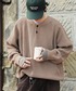 Bleme（ブレム）の「ウール混 ラグラン ヘンリーネックニット（ニット/セーター・XL）」