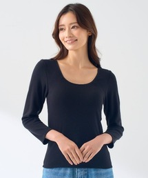 tutuanna（チュチュアンナ）の「[まるで毛布！のような暖かさ・厚手]カップ付き丸首長袖（インナーウェア/肌着）」