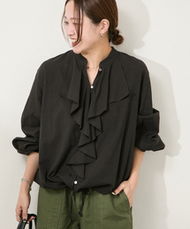 JOURNAL STANDARD（ジャーナルスタンダード）の「《WEB限定追加3》ボイルストライプフリルブラウス（シャツ/ブラウス）」