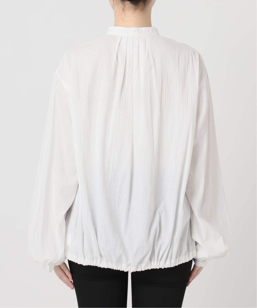 JOURNAL STANDARD（ジャーナルスタンダード）の「《WEB限定追加3》ボイルストライプフリルブラウス（シャツ/ブラウス・レディース・ブラック・FREE）」の10枚目の写真