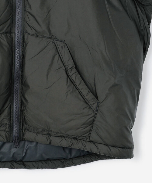 GYMPHLEX（ジムフレックス）の「Gymphlex | ナイロン フードダウンジャケット MEN（ダウンジャケット/コート・メンズ・ブラック/チャコール・M/L）」の21枚目の写真