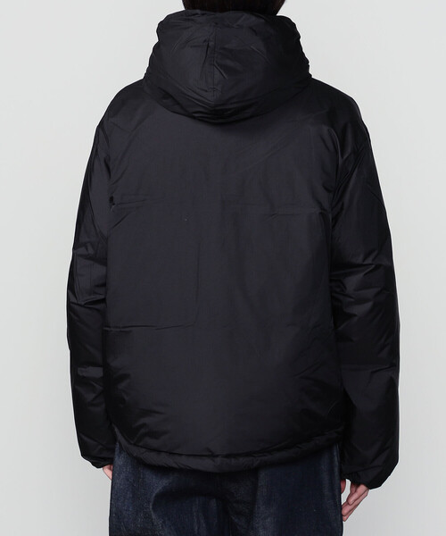 GYMPHLEX（ジムフレックス）の「Gymphlex | ナイロン フードダウンジャケット MEN（ダウンジャケット/コート・メンズ・ブラック/チャコール・M/L）」の15枚目の写真