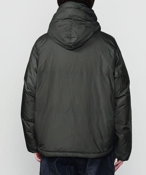 GYMPHLEX（ジムフレックス）の「Gymphlex | ナイロン フードダウンジャケット MEN（ダウンジャケット/コート・メンズ・ブラック/チャコール・M/L）」の9枚目の写真