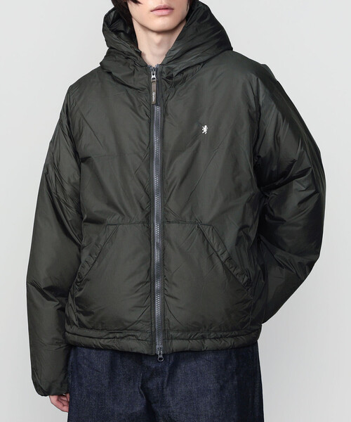 GYMPHLEX（ジムフレックス）の「Gymphlex | ナイロン フードダウンジャケット MEN（ダウンジャケット/コート・メンズ・ブラック/チャコール・M/L）」の10枚目の写真