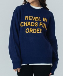 ROSE BUD | JACQUARD LOGO KNIT(ニット/セーター)