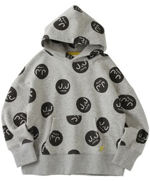  J.J camp（ジェイジェイキャンプ）の「J.J camp ヴィンテージ風パーカー プリント ロゴ oyakata（パーカー）」