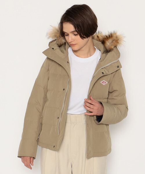 WOMEN'S FAUX FUR HOODED DOWN JACKET（ダウンジャケット/コート