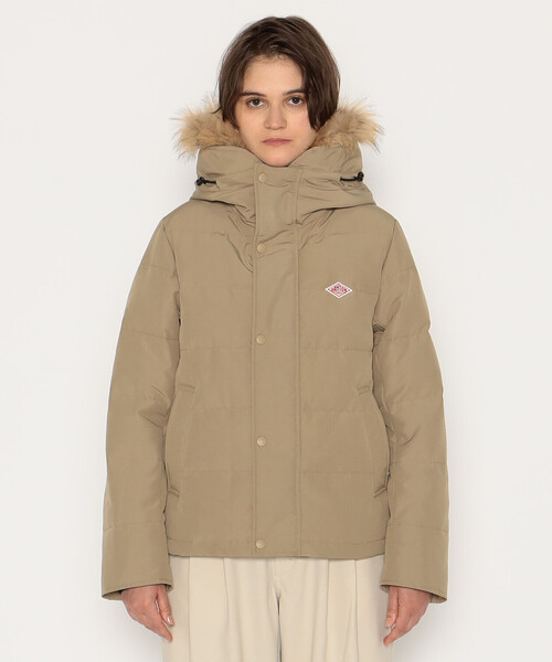 WOMEN'S FAUX FUR HOODED DOWN JACKET（ダウンジャケット/コート