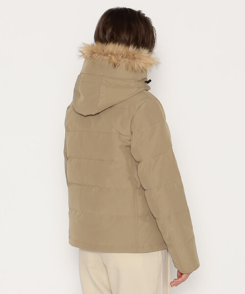 WOMEN'S FAUX FUR HOODED DOWN JACKET（ダウンジャケット/コート