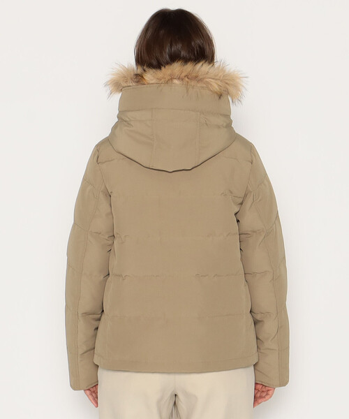 WOMEN'S FAUX FUR HOODED DOWN JACKET（ダウンジャケット/コート