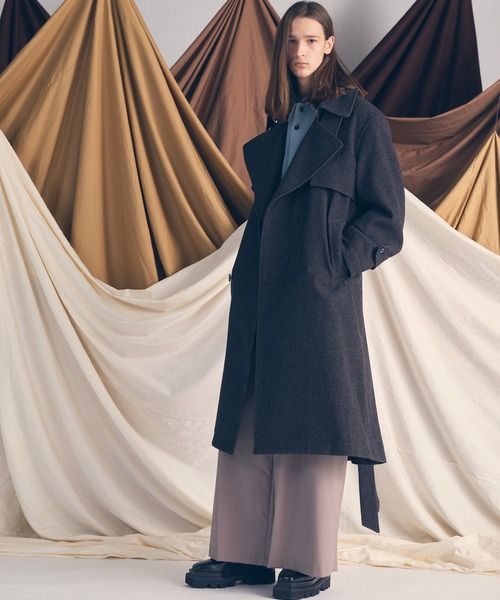 UNISEX》【LIMITED EDITION】Semi-double Yoke Coat/セミダブル
