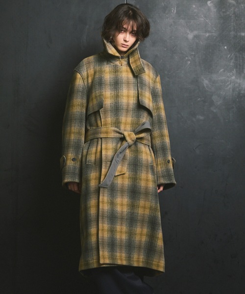 MAISON SPECIAL(メゾンスペシャル)の「《UNISEX》【LIMITED EDITION】Semi-double Yoke Coat/セミダブルプライムオーバーヨークコート【MAISON SPECIAL/メゾンスペシャル】(チェスターコート・メンズ・ブラック/ダークブラック/ライトグレー/ベージュ/その他1/その他2・0/1/2)」の11枚目の写真