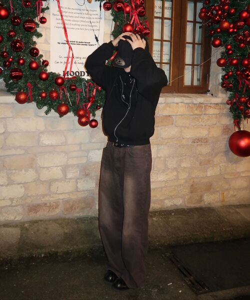 JUAN HOMME(ジュアンオム)の「リファインドワイドデニムパンツ(リブドブラウン)(デニムパンツ・メンズ・その他・SMALL/MEDIUM/LARGE)」の17枚目の写真