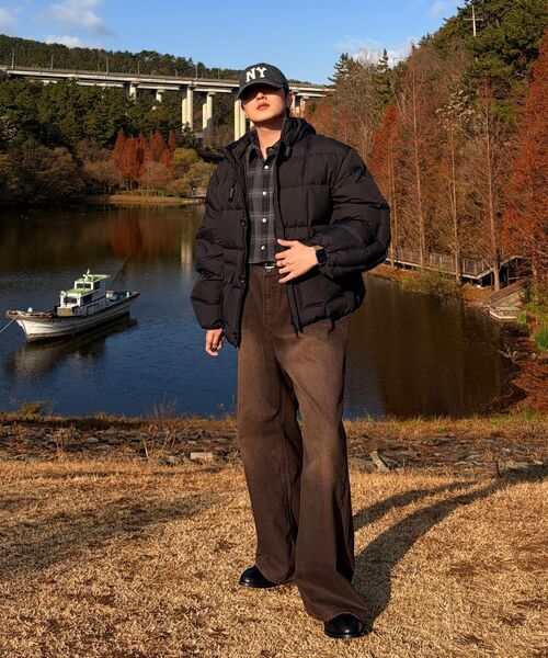 JUAN HOMME(ジュアンオム)の「リファインドワイドデニムパンツ(リブドブラウン)(デニムパンツ・メンズ・その他・SMALL/MEDIUM/LARGE)」の18枚目の写真