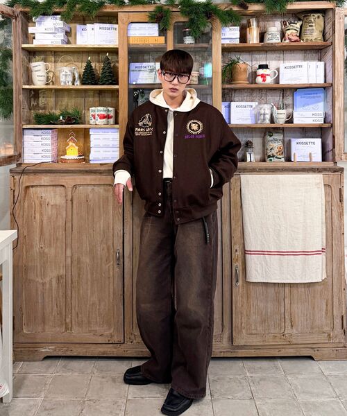 JUAN HOMME(ジュアンオム)の「リファインドワイドデニムパンツ(リブドブラウン)(デニムパンツ・メンズ・その他・SMALL/MEDIUM/LARGE)」の21枚目の写真