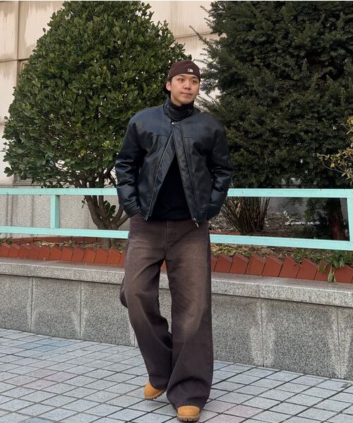 JUAN HOMME(ジュアンオム)の「リファインドワイドデニムパンツ(リブドブラウン)(デニムパンツ・メンズ・その他・SMALL/MEDIUM/LARGE)」の12枚目の写真