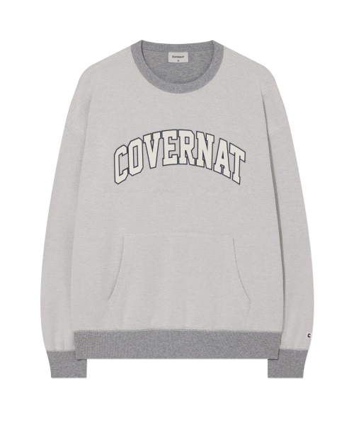 COVERNAT(カバーナット)の「インサイドアウト アーチロゴ スウェット Melange Gray(スウェット・レディース・その他・MEDIUM/LARGE/X-LARGE/XX-LARGE/X-SMALL/SMALL)」の1枚目の写真