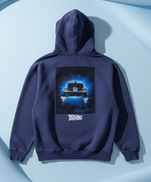 minius（ミニウス）の「『バック・トゥ・ザ・フューチャー』ジップパーカー フォトプリント オーバーサイズ ピグメント加工 ヴィンテージライク ユニセックス ムービー ZOZO限定（パーカー）」