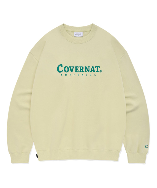 COVERNAT(カバーナット)の「アセンティックロゴ スウェット ライトグリーン(スウェット・レディース・その他・X-LARGE/LARGE/MEDIUM/SMALL)」の1枚目の写真