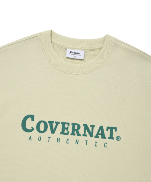 COVERNAT(カバーナット)の「アセンティックロゴ スウェット ライトグリーン(スウェット・レディース・その他・X-LARGE/LARGE/MEDIUM/SMALL)」の4枚目の写真