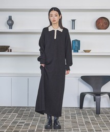 LAKOLE | ポロニット長袖ワンピース / 622321(ワンピース)