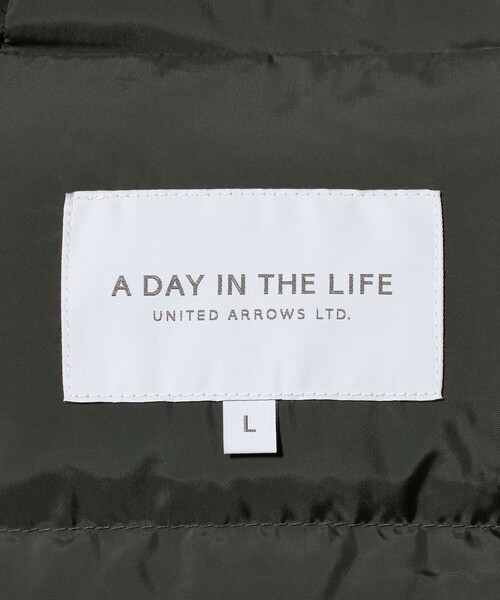A DAY IN THE LIFE UNITED ARROWS(アデイインザライフユナイテッドアローズ)の「ツイル アーバン ダウンブルゾン-撥水・防風-<A DAY IN THE LIFE>(ダウンジャケット/コート・メンズ・ブラック/オリーブ・M/L)」の10枚目の写真