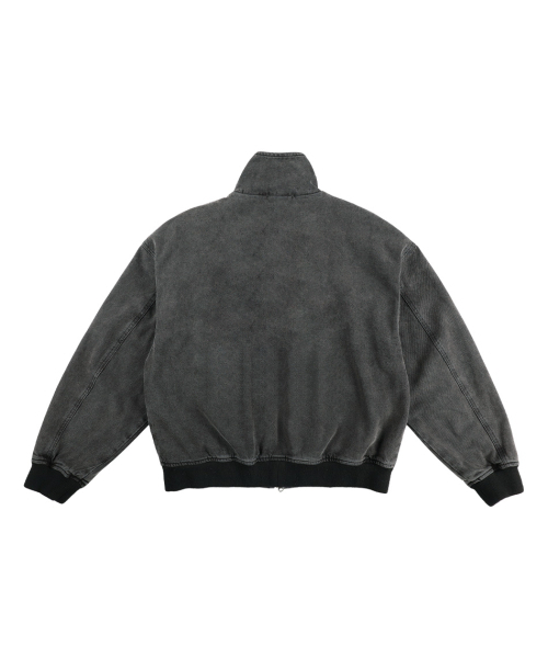 OURPOCKETS（アワーポケッツ）の「[NONE GRAPHIC]グリッドタイガービッグポケットデニムブルゾンジャケット（グレー）（デニムジャケット・レディース・ブルー系その他・MEDIUM/X-LARGE）」の2枚目の写真