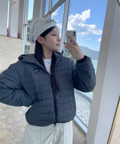 クレストシールドマイクロボールライトパディングジャケット (JQ5JPU421DG)