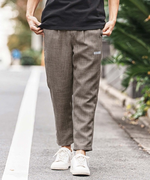 felkod(フィルコッド)の「mp14431-Linen Like Fabric Easy Pants イージーパンツ(F26S180)(その他パンツ・メンズ・ブラック/グレイッシュベージュ・S/M/L)」の3枚目の写真