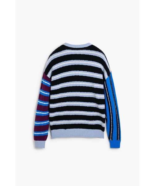 Ruselimo ストライプセーター シャギー / knit striped nuit（ロワンニュイ）の「shaggy loin メンズウェア