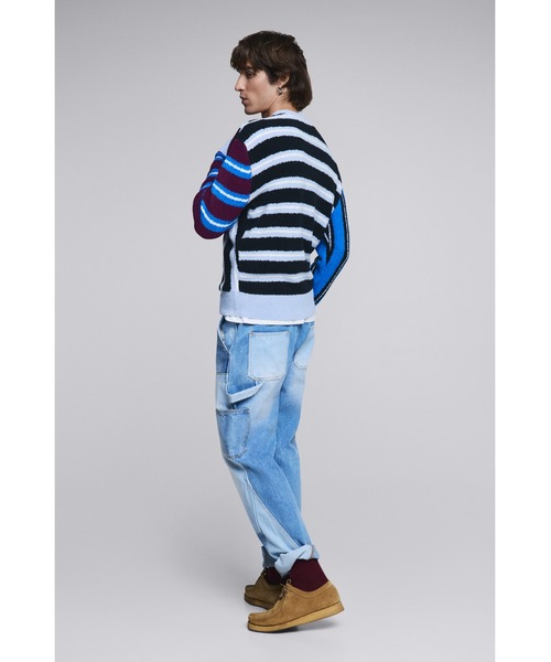 Desigual（デシグアル）の「マルチストライプセーター（ニット/セーター・メンズ・ブルー・S/L/M/XL）」の7枚目の写真