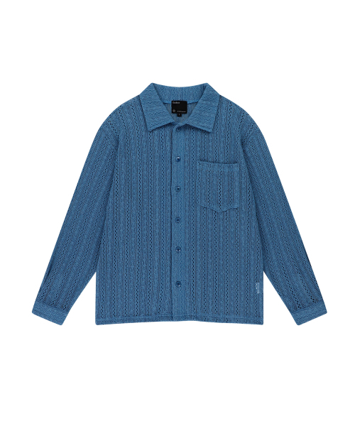 ENDOOR（エンドア）の「Crochet shirts (blue)（シャツ/ブラウス・メンズ・その他・1）」の7枚目の写真