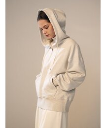 TOSE（トセ）の「ジップアップフードパーカー スウェットシャツ オートミール（パーカー）」