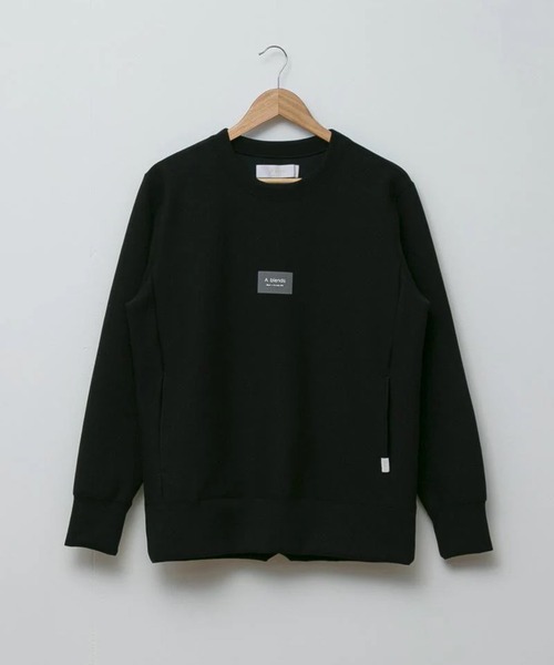 A blends(エイブレンズ)の「A blends ボンディングスウェットクルーネック(スウェット・メンズ・モカ/グレー/ブラック・LARGE/MEDIUM/X-LARGE)」の2枚目の写真