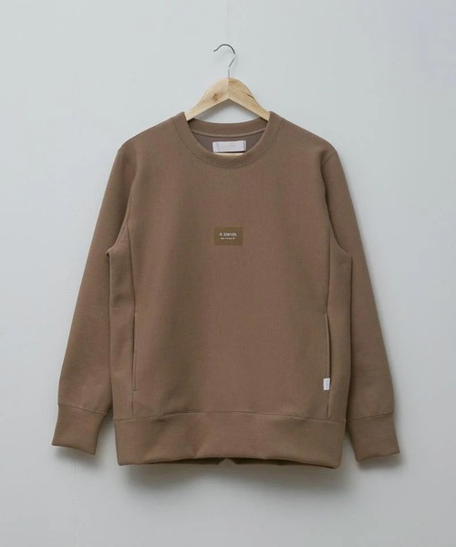 A blends(エイブレンズ)の「A blends ボンディングスウェットクルーネック(スウェット・メンズ・モカ/グレー/ブラック・LARGE/MEDIUM/X-LARGE)」の3枚目の写真