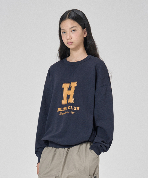 SECONDMONO（セカンドモノローグ）の「ホースライディングクラブ スウェット [ネイビー]_SETS043NAVY（スウェット・レディース・その他・SMALL）」の5枚目の写真