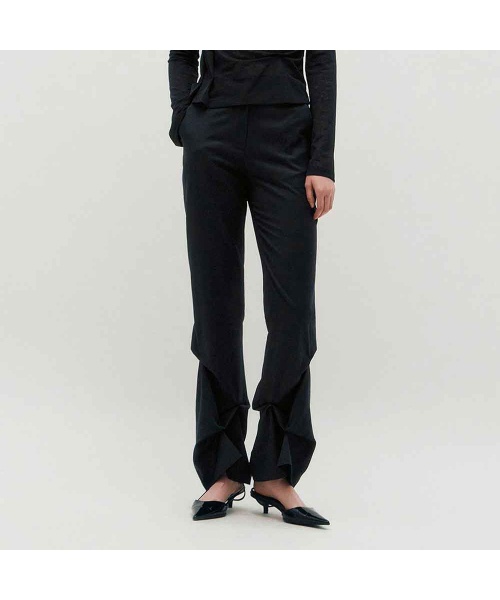DOZI - Slim Trousers _ BLACK