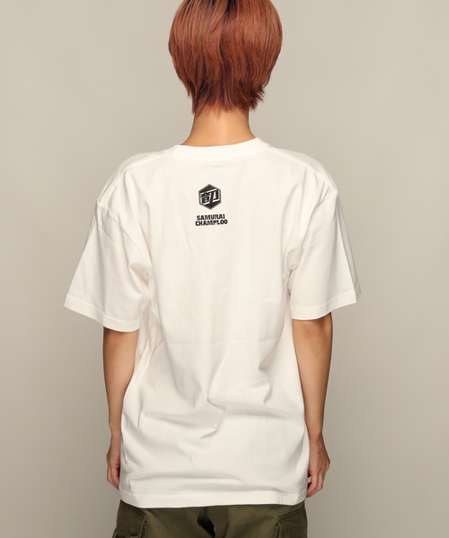 SAMURAI CHAMPLOO】サムライチャンプルー シルエット TEE（Tシャツ