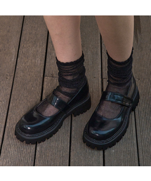 SHOEHI（シューハイ）の「Buddy Velcro Mary Jane Loafer _L2314(6Colors)（バレエシューズ・レディース）」