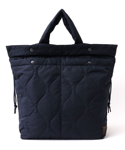 TAION(タイオン)の「【TAION / タイオン】MILITARY DOWN HELMET SHOULDER BAG(トートバッグ・メンズ・ブラック/チャコールグレー/ダークネイビー・FREE)」の8枚目の写真