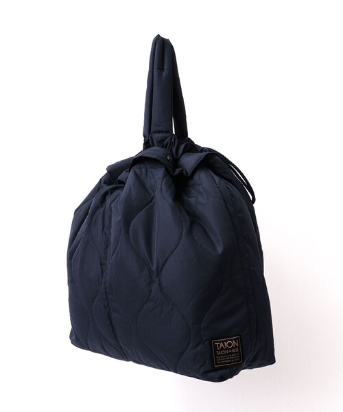 TAION(タイオン)の「【TAION / タイオン】MILITARY DOWN HELMET SHOULDER BAG(トートバッグ・メンズ・ブラック/チャコールグレー/ダークネイビー・FREE)」の12枚目の写真