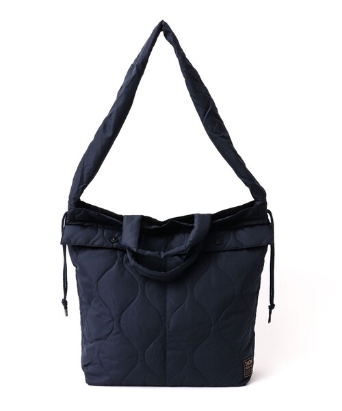TAION(タイオン)の「【TAION / タイオン】MILITARY DOWN HELMET SHOULDER BAG(トートバッグ・メンズ・ブラック/チャコールグレー/ダークネイビー・FREE)」の16枚目の写真